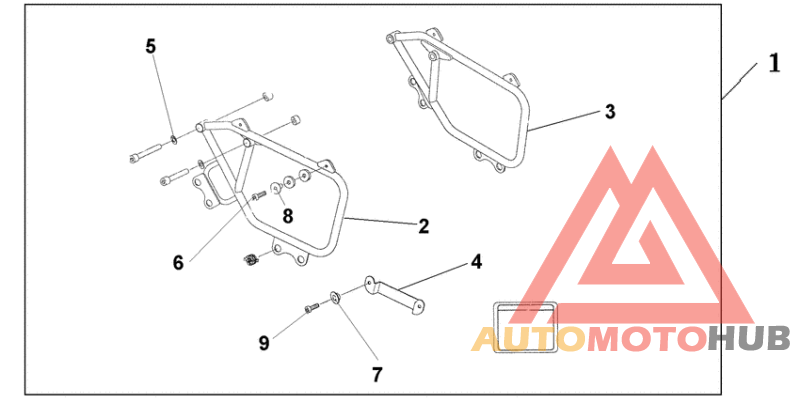 Saddlebag mounting brackets