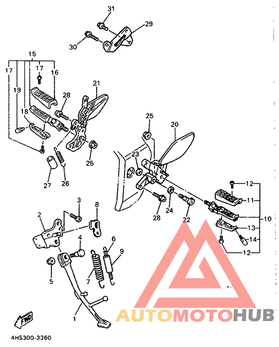 Stand. footrest 2