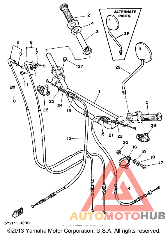 Руль -тросы