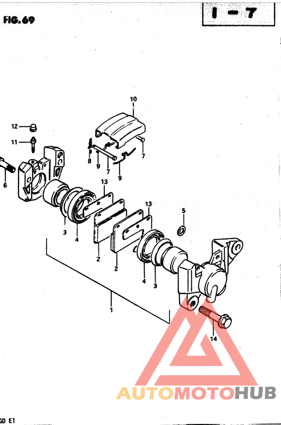 Задний суппорт