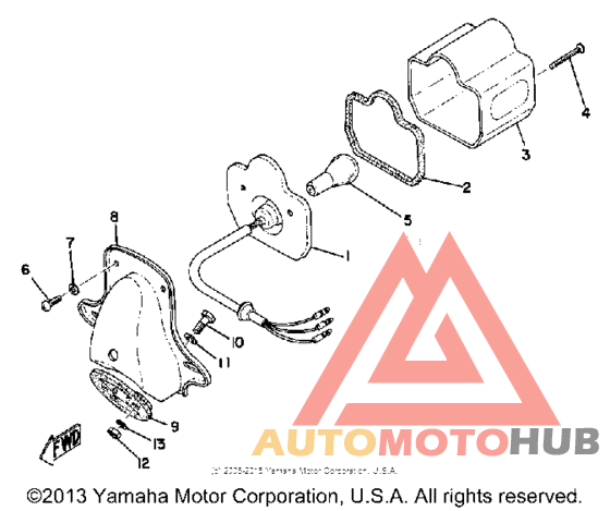 Задний фонарь