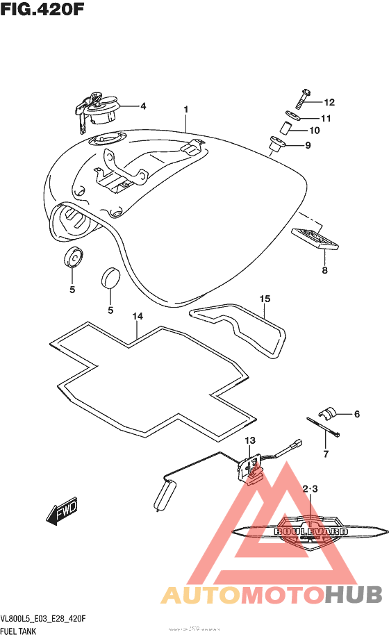 Fuel Tank (Vl800Bl5 E28)