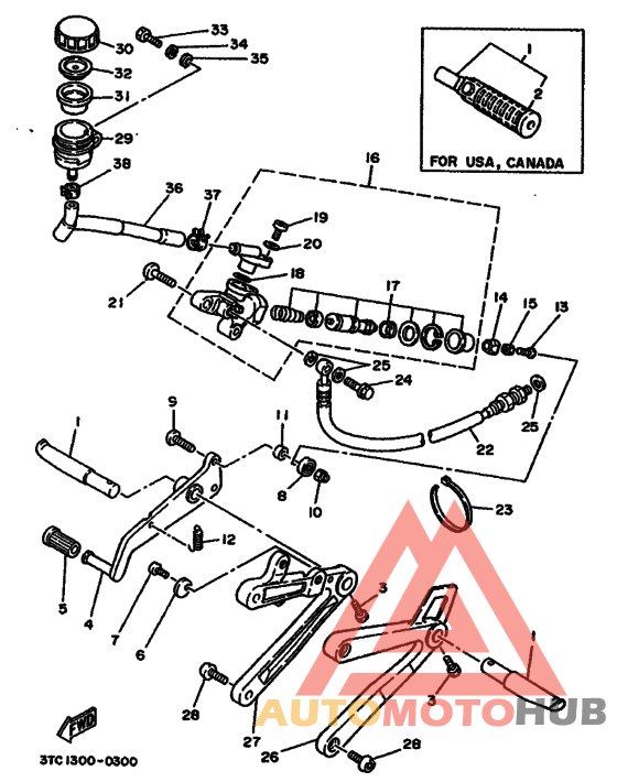 Support & repose pied