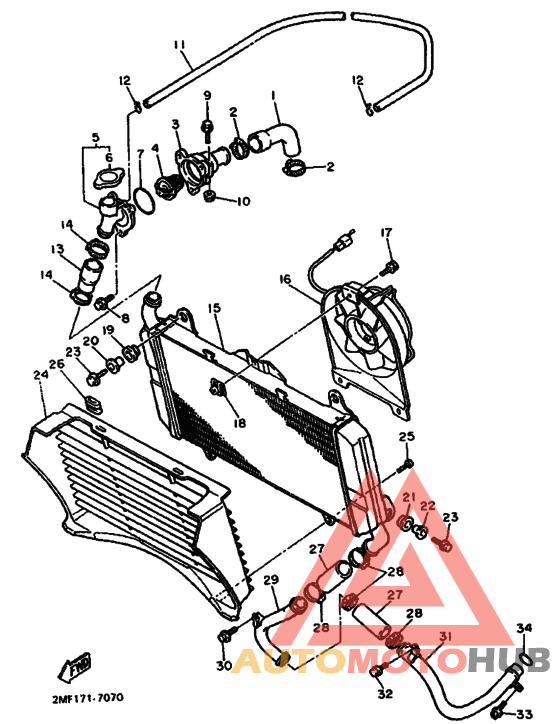Радиатор и шланг