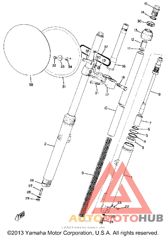 Передняя вилка