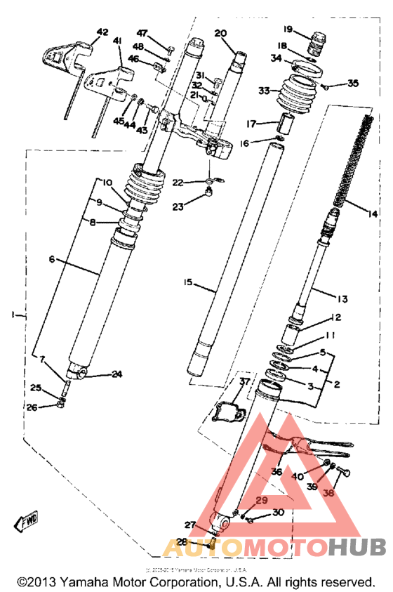 Передняя вилка