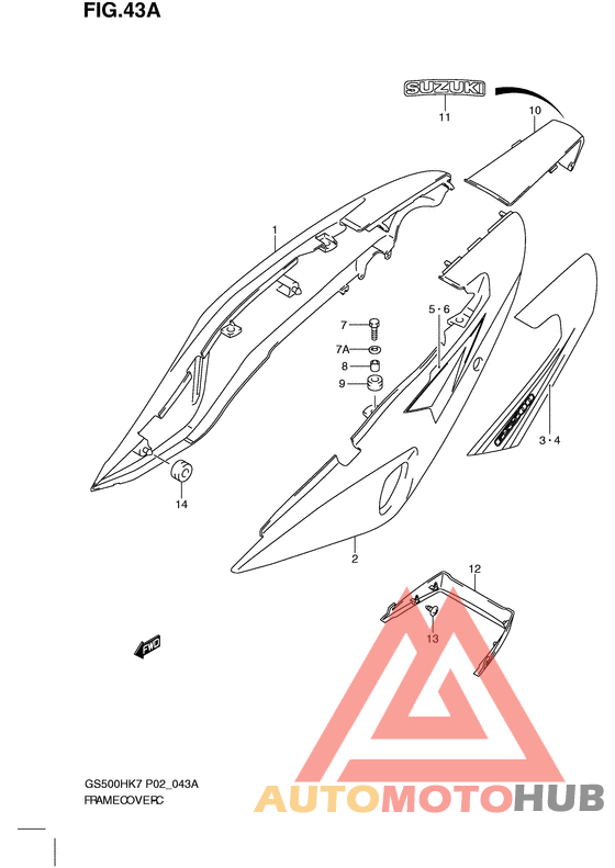 Обтекатель задний