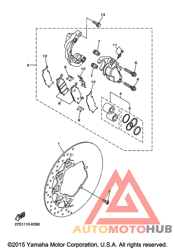 Передний суппорт