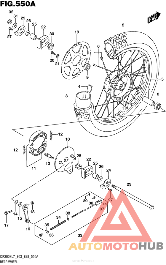 Переднее колесо