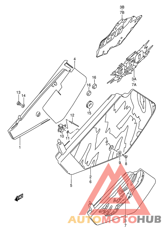 Обтекатель задний