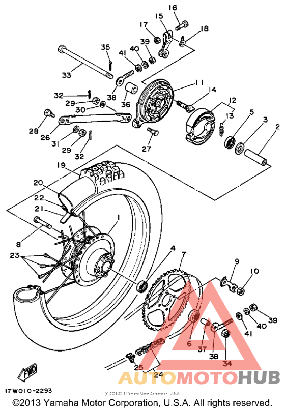 Переднее колесо