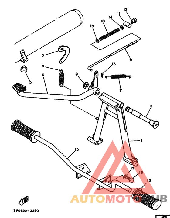 Support & repose pied