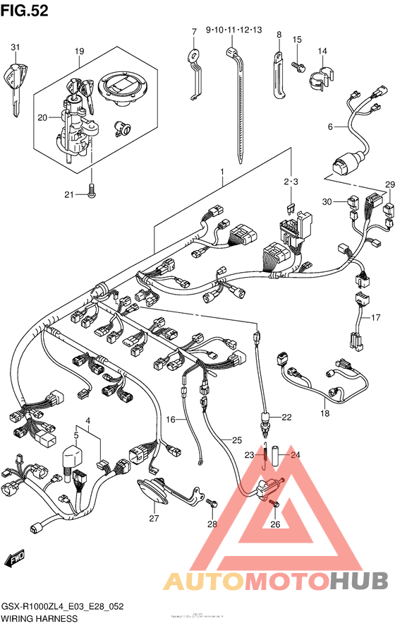 Wiring Harness (Gsx-R1000Zl4 E33)