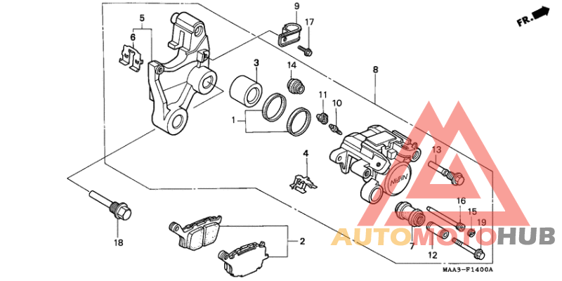 Задний суппорт