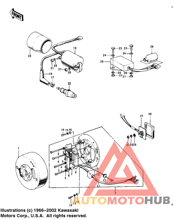 Ignition/generator/rectifier