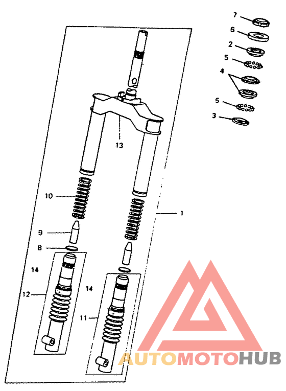 Передняя вилка