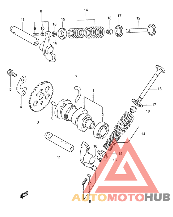 Распредвал / клапан