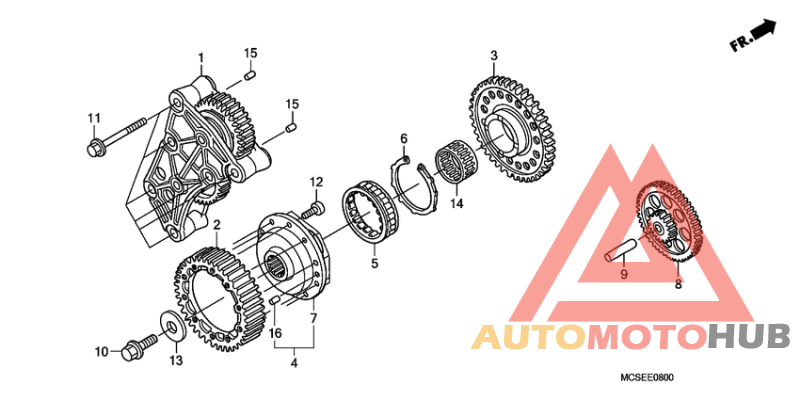 Муфта стартера