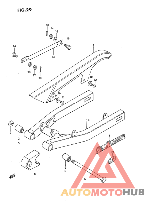 Маятник задний