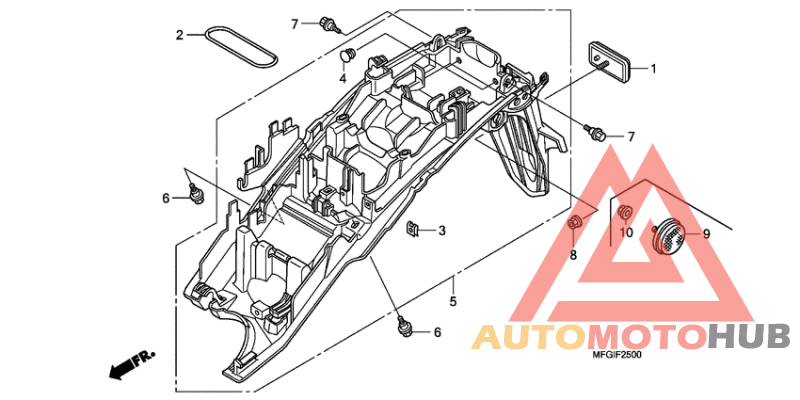 Заднее крыло