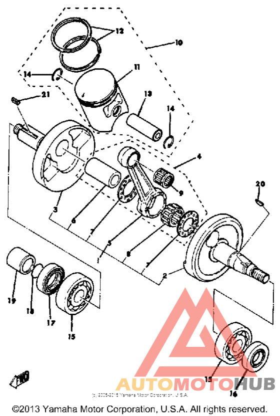 Коленвал,поршни