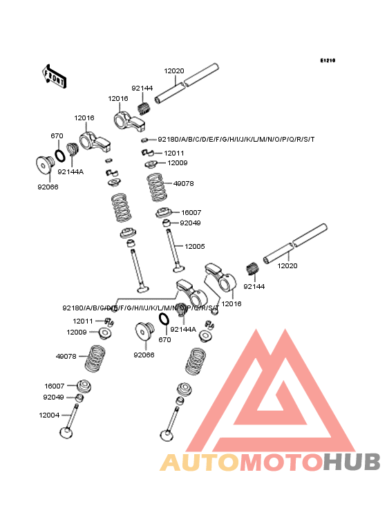 Rocker arms/valves