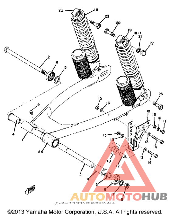 Rear arm - rear cushion