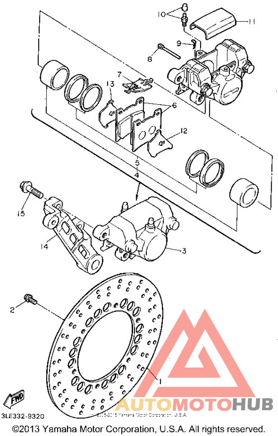 Задний суппорт