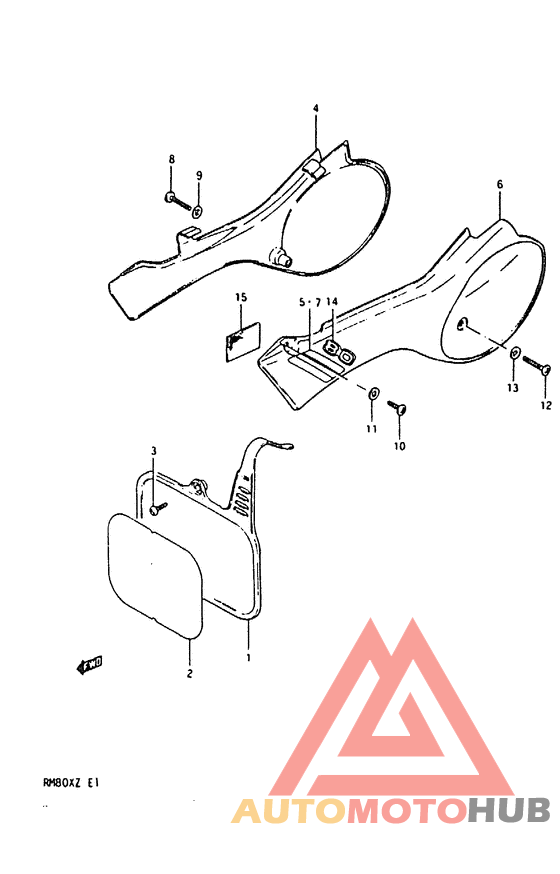 Обтекатель задний
