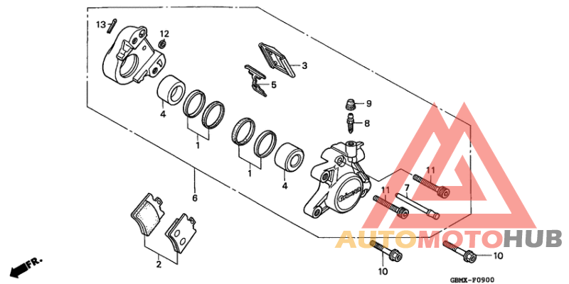Передний суппорт