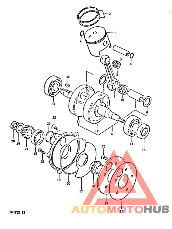 Вал коленчатый