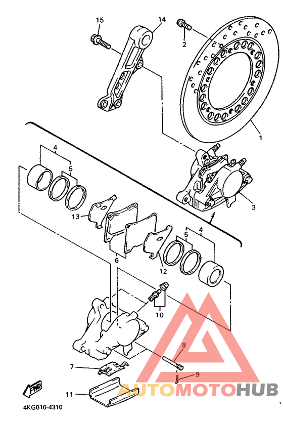 Задний суппорт