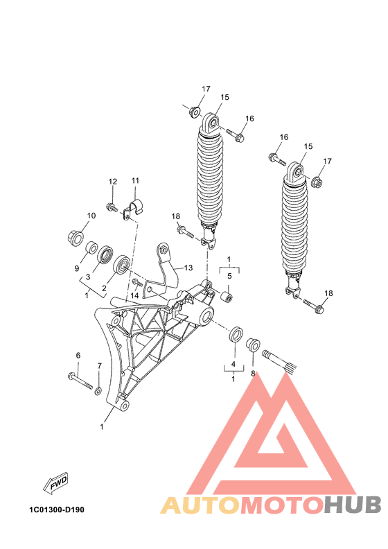 Rear arm & suspension