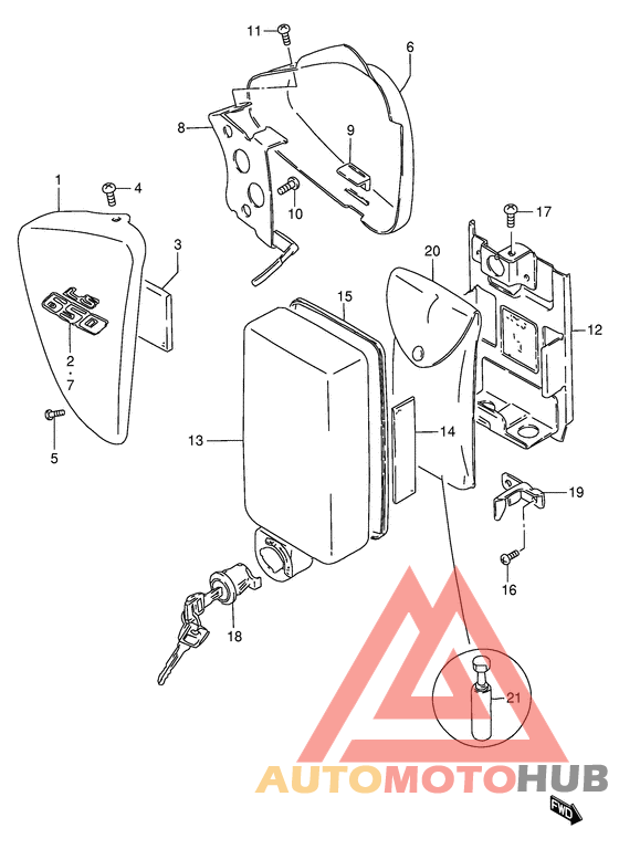 Обтекатель задний