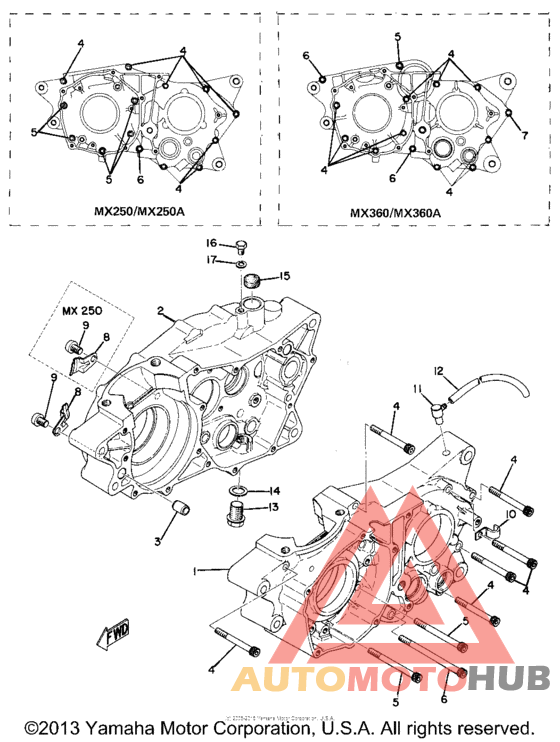Картер двигателя