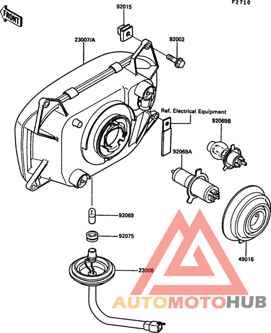 Head lamp(-zgt00a-009976)