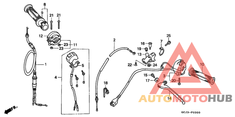 Handle lever/switch/ cable