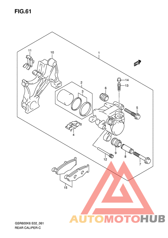 Задний суппорт