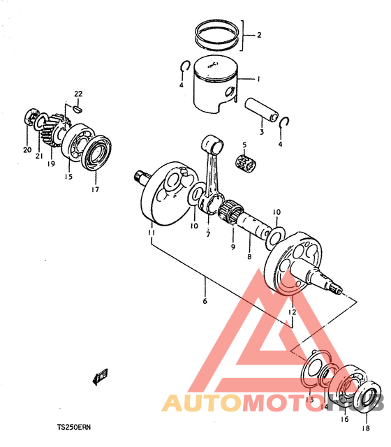 Вал коленчатый