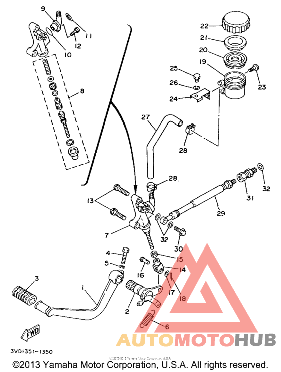 Задний торм цилиндр