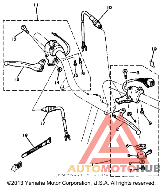 Handle switch - lever