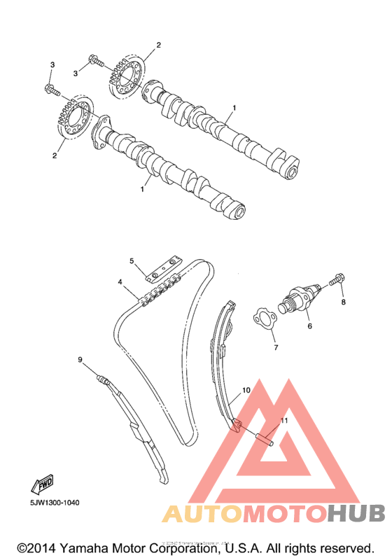 Цепь механизма газораспределения