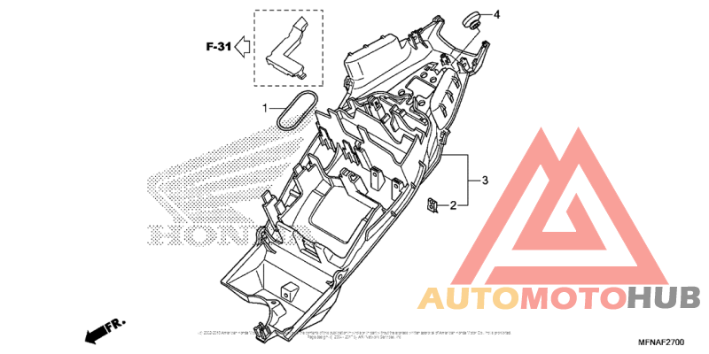 Задний бампер