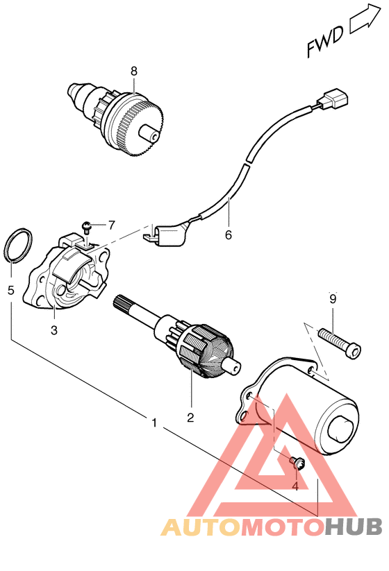Стартерный мотор