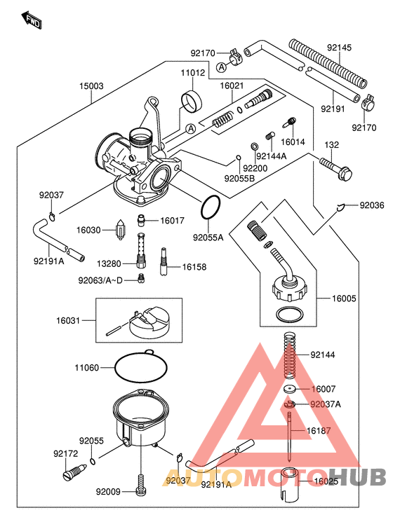 Carburetor assy