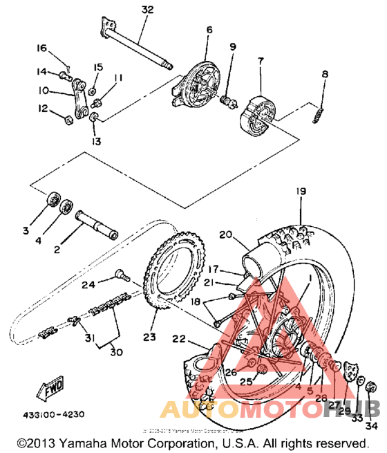 Переднее колесо