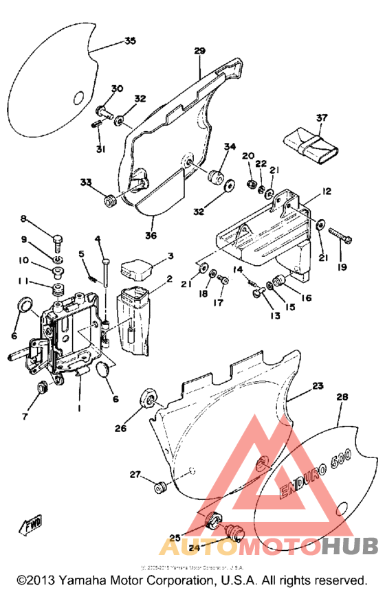 Side cover - battery box