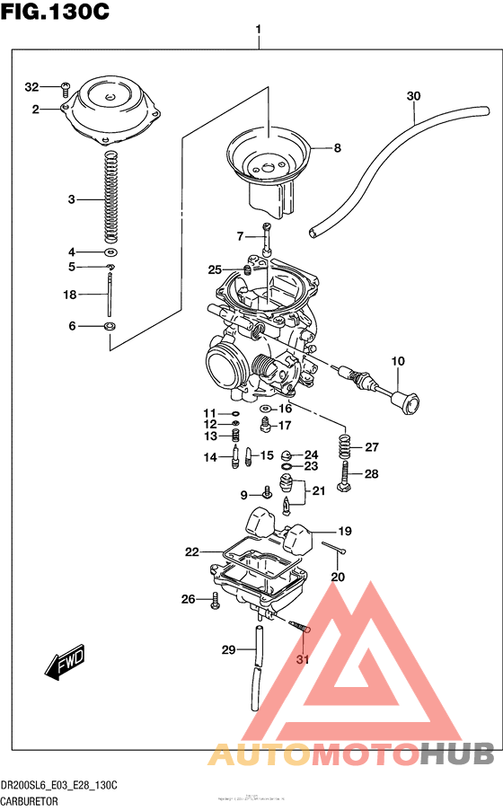 Carburetor (Dr200Sl6 E33)