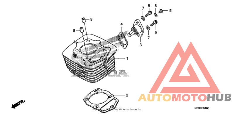 Cylinder + tensioner