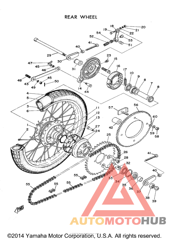 Переднее колесо